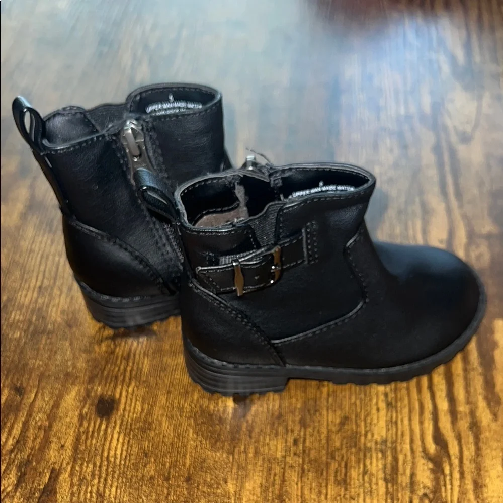 Girls Black Ankle Boots